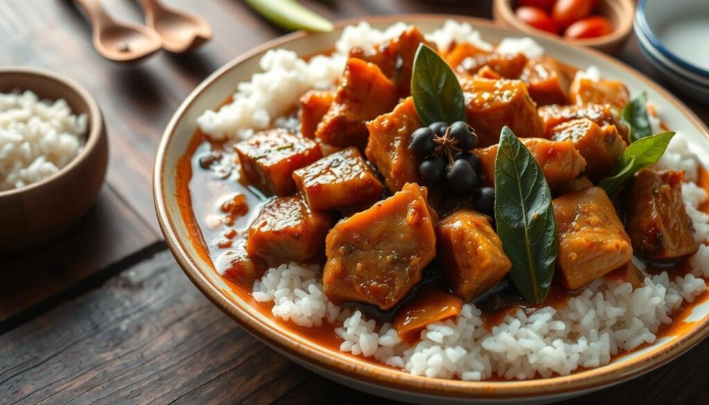 Filipino adobo, a national dish