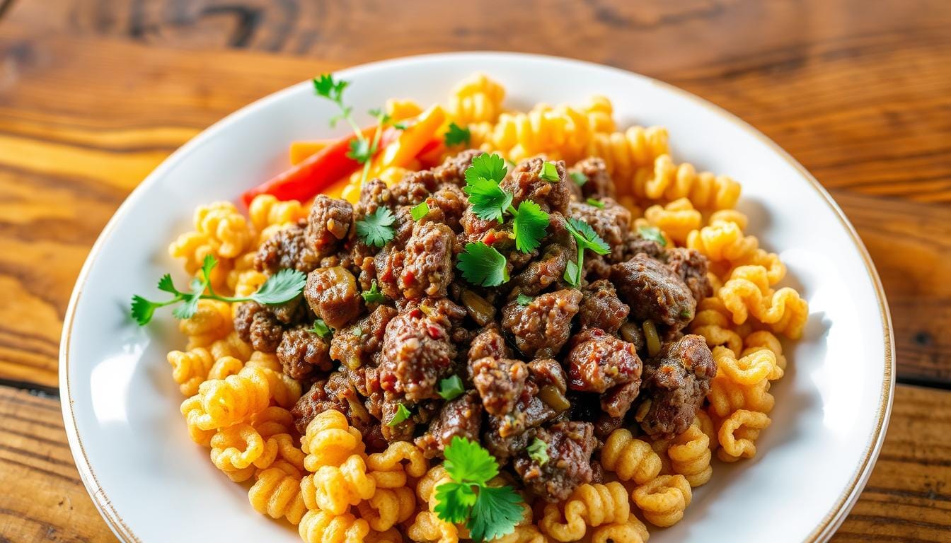 ground beef with soy curls recipe