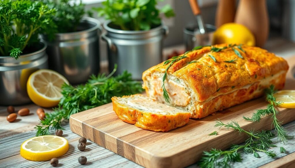 seasoning tuna salmon loaf