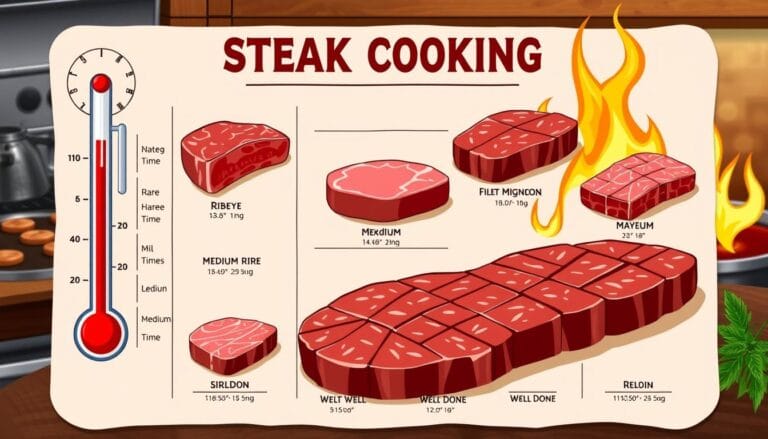 steak cooking chart