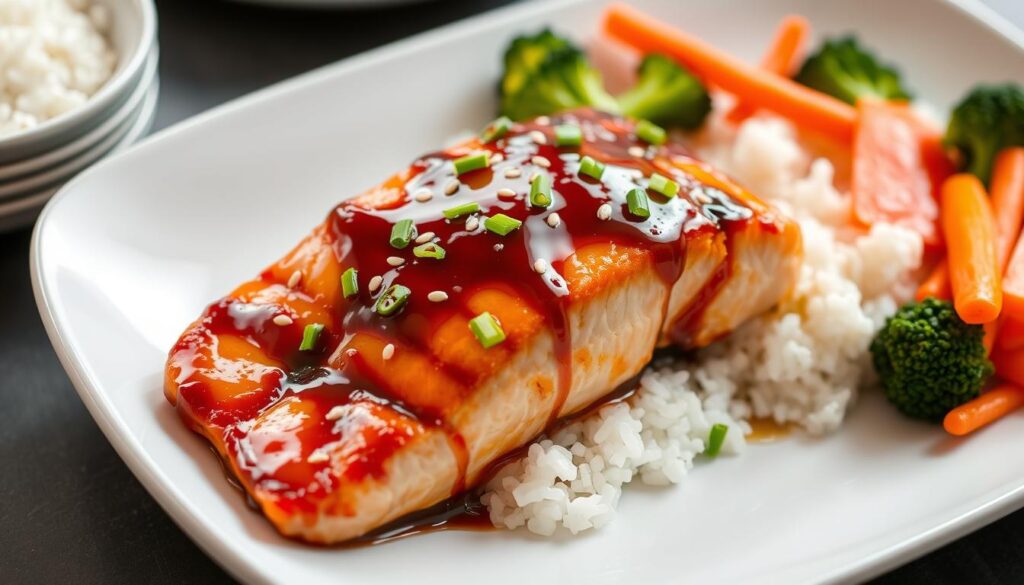 salmon teriyaki