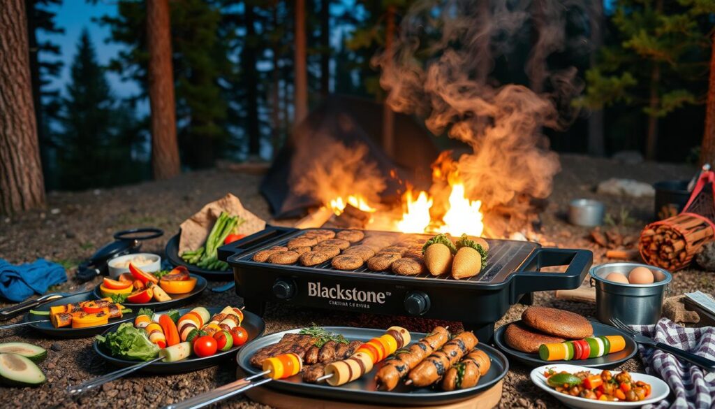 Blackstone camping meals