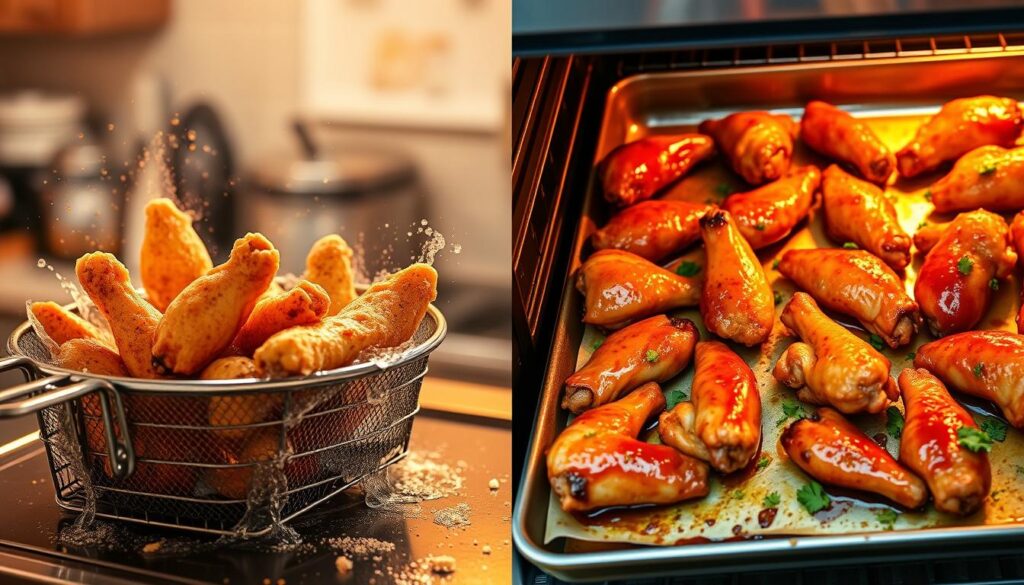 Frying vs Baking Chicken Wings