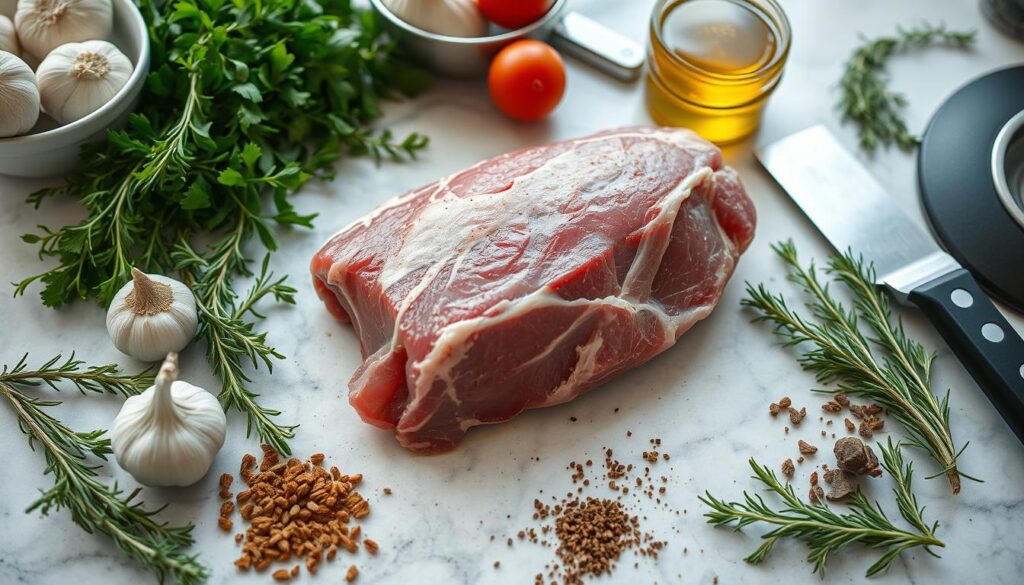 Lamb breast preparation