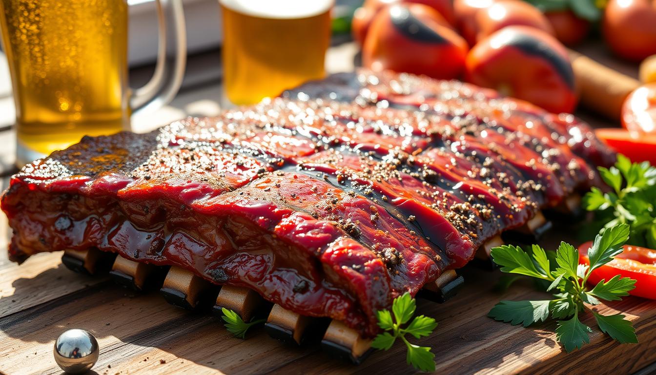 baby back ribs with beer and montreal steak seasoning recipe