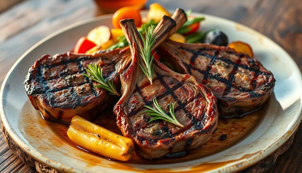 grilled lamb shoulder chops