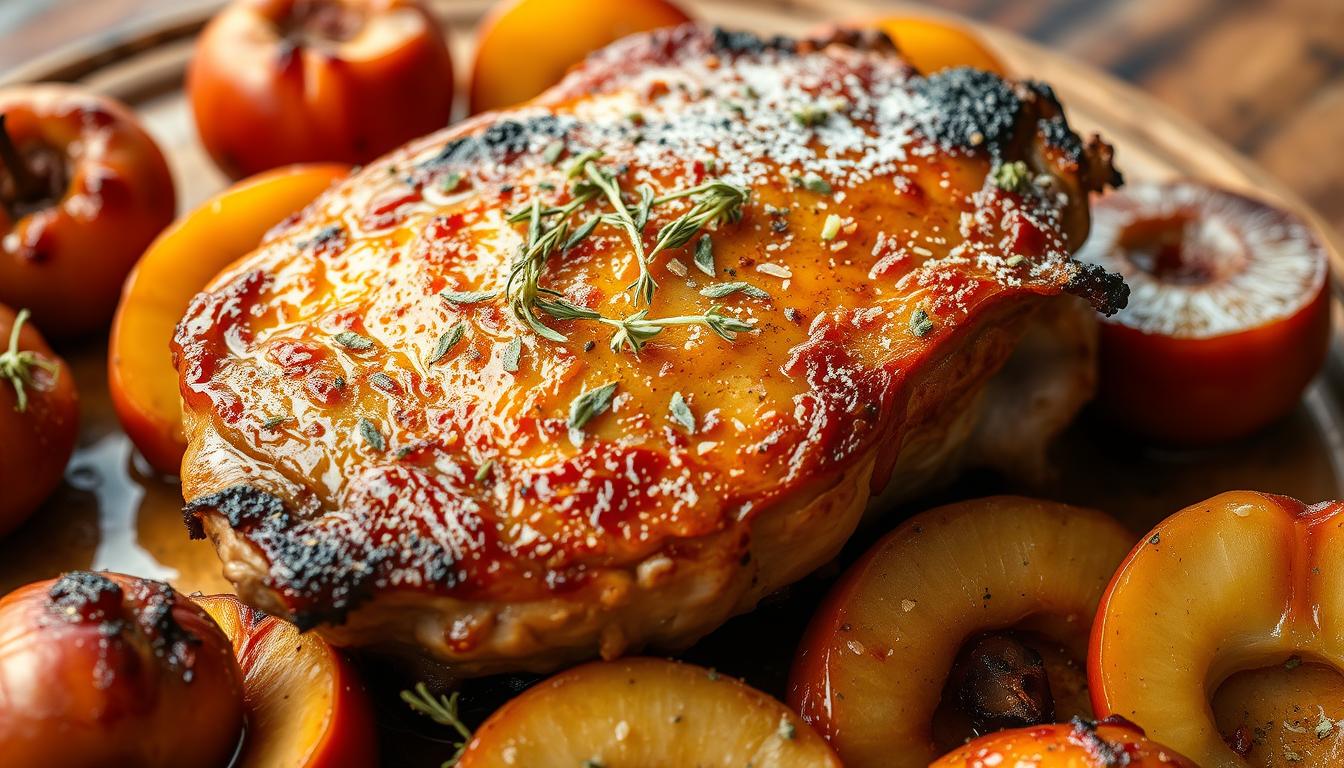 pork chop with roasted apples recipe herbes de provence