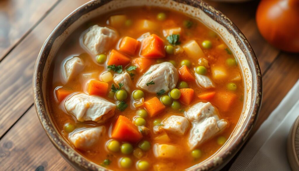 hearty chicken and vegetable soup