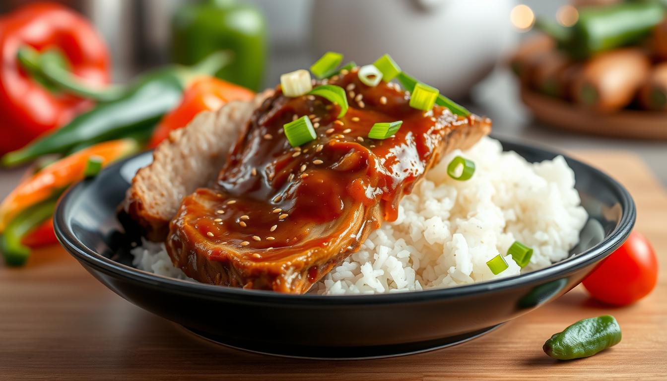 pork tenderloin and rice crockpot recipe hoisin