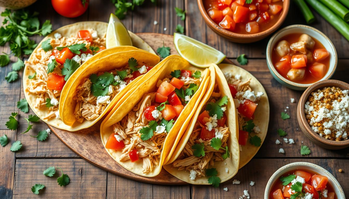 rotisserie chicken tacos recipe​