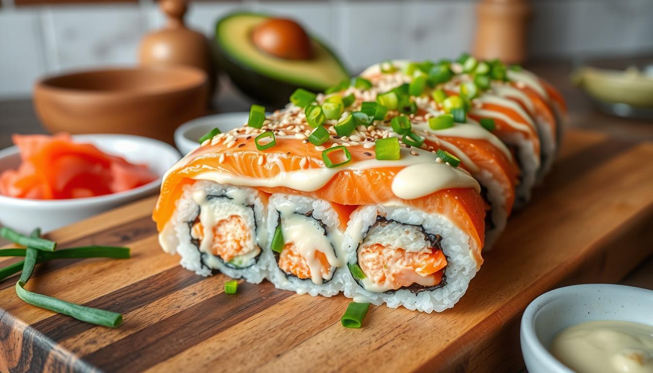 salmon sushi bake recipe​