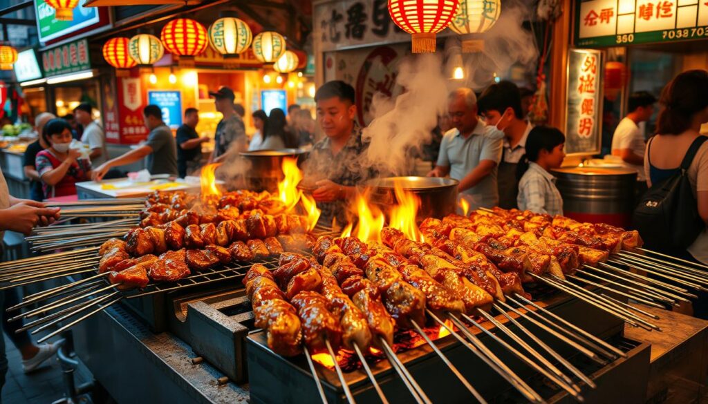 street-side grills