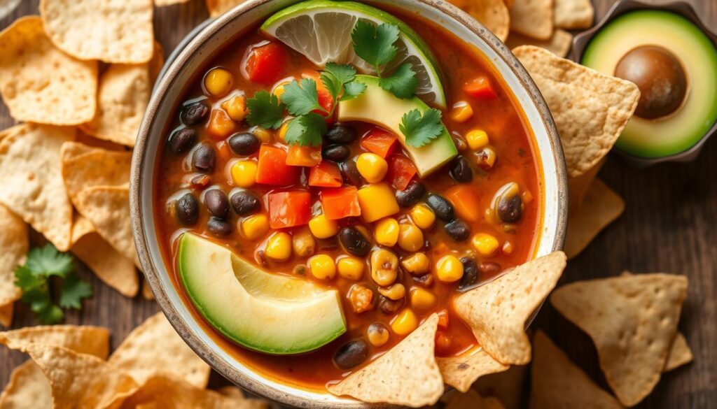 vegetarian taco soup