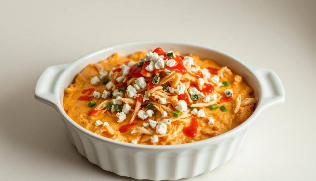 easy buffalo chicken dip